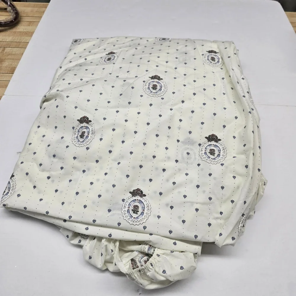 Vintage Morgan Jones Sheet Pillowcases Lot Full Multi Floral Cottagecore Bedding